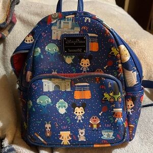 Disney Blue Character Kids Backpack